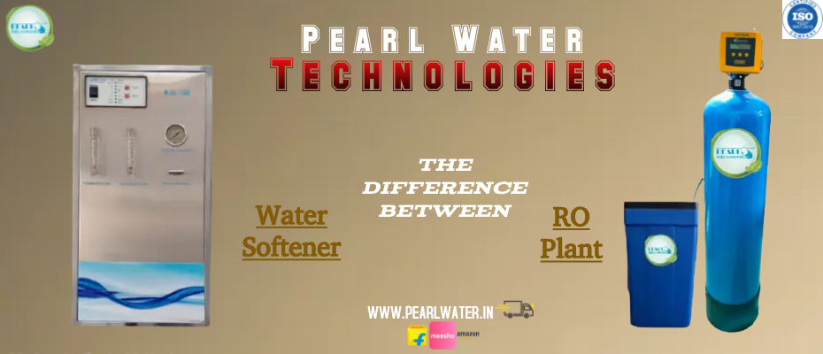 What is the difference between Water Softener & RO Plant?