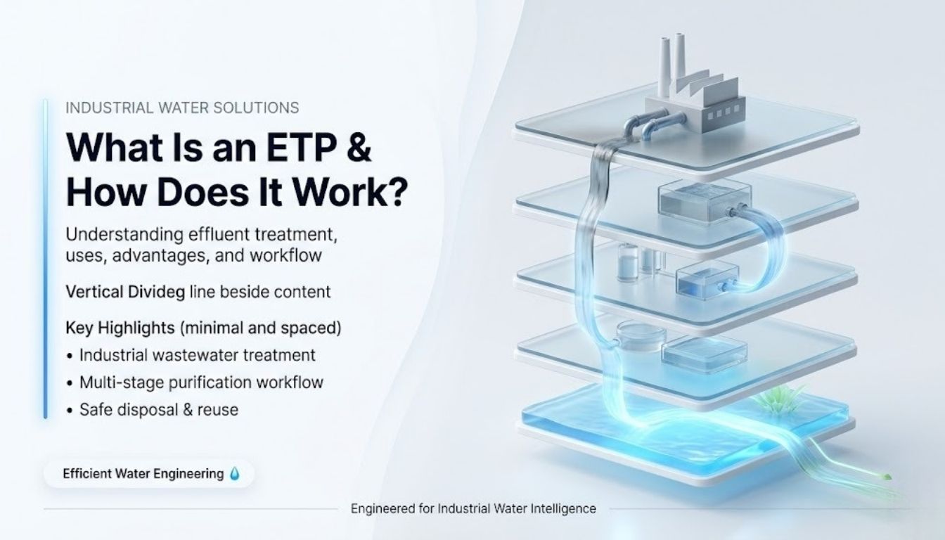 What Is An ETP (Effluent Treatment Plant) And Its Uses, Advantages And Workflow