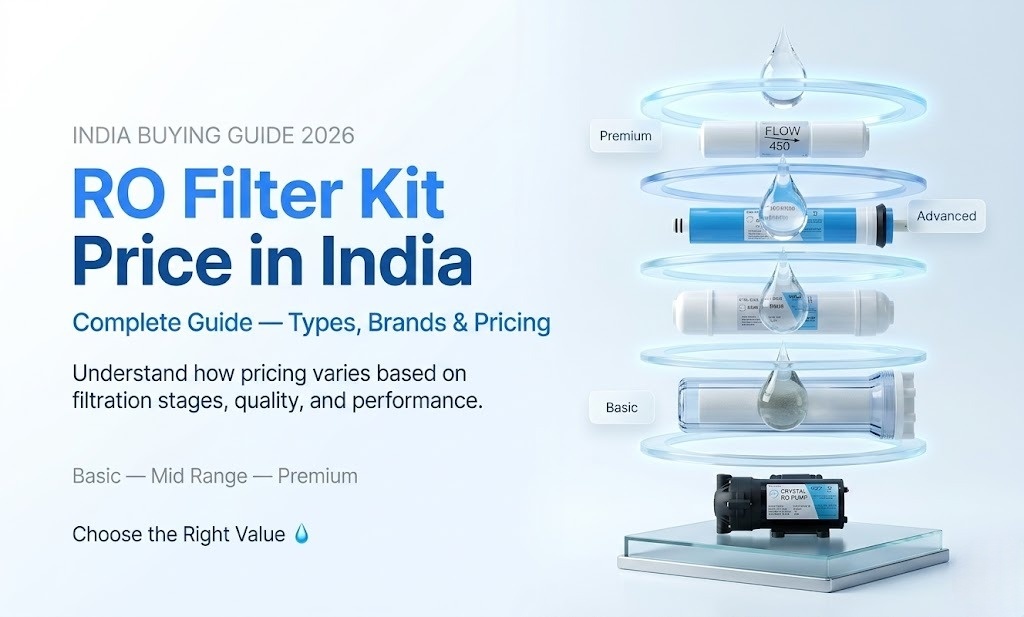 RO Filter Kit Price in India 2026 — Complete Buying Guide (All Types, Brands & Prices)