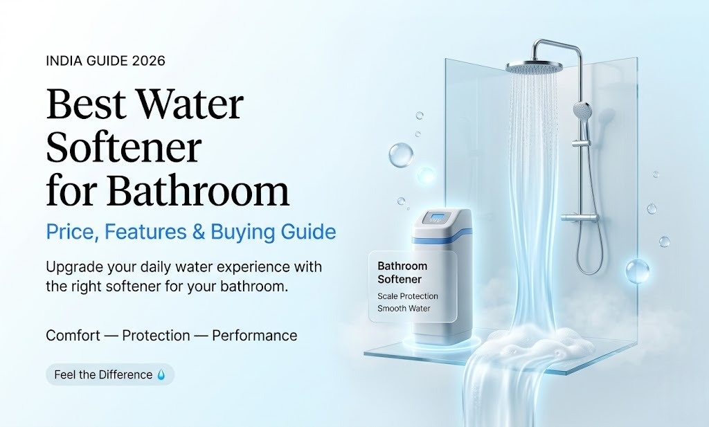 Best Water Softener for Bathroom in India (2026) – Price, Types & Buying Guide