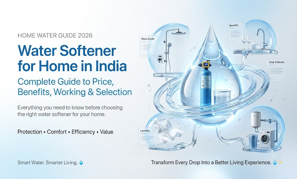 Water Softener for Home in India Complete Guide to Price, Benefits, Working & Selection (2026)