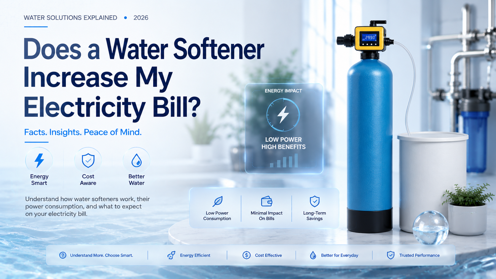 Does a Water Softener Increase Your Electricity Bill?