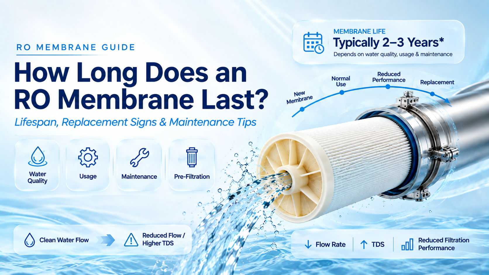 How Long Does an RO Membrane Last?