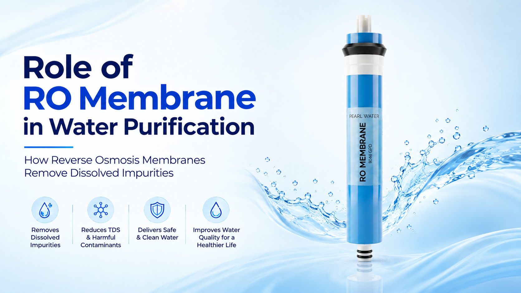 Role of RO Membrane in Water Purification