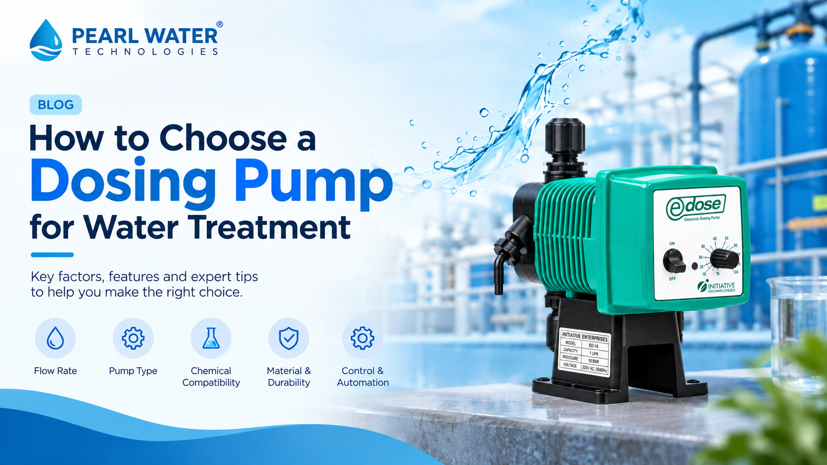 How to Choose a Dosing Pump for Water Treatment