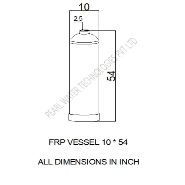 Pearl Water 10 * 54 FRP Vessel