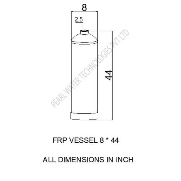 Pearl Water FRP Vessel (8 * 44)