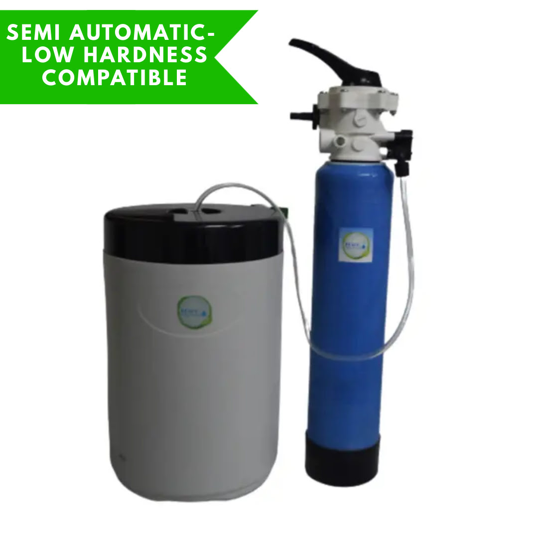 200 LPH Semi-Automatic Domestic Water Softener Inlet Hardness 500 PPM