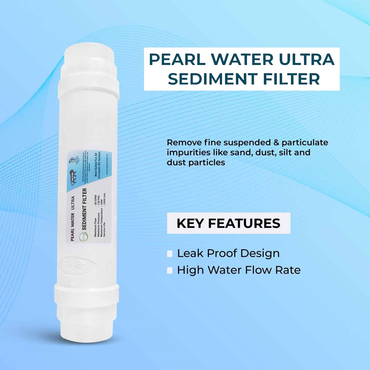Sediment Filter ULTRA (Pack of 5)