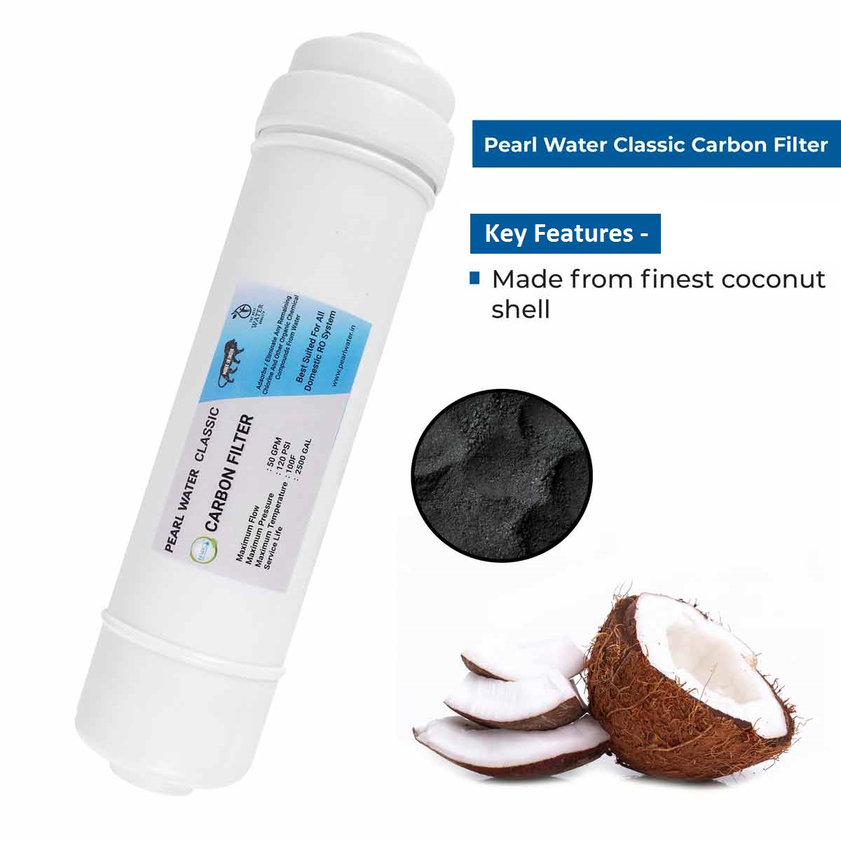 Carbon Filter Classic (Pack of 5)