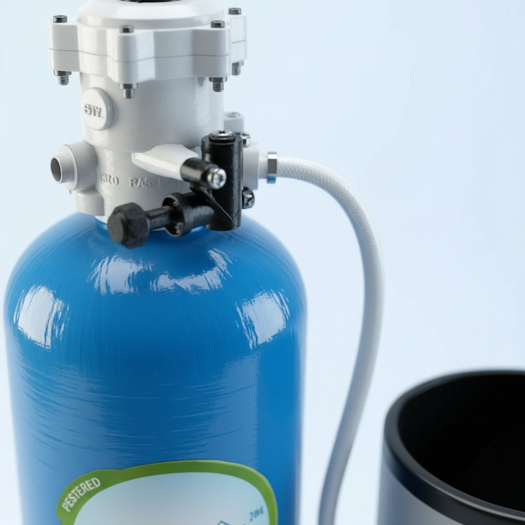 500 LPH Semi-Automatic Domestic Water Softener Inlet Hardness 1500 PPM