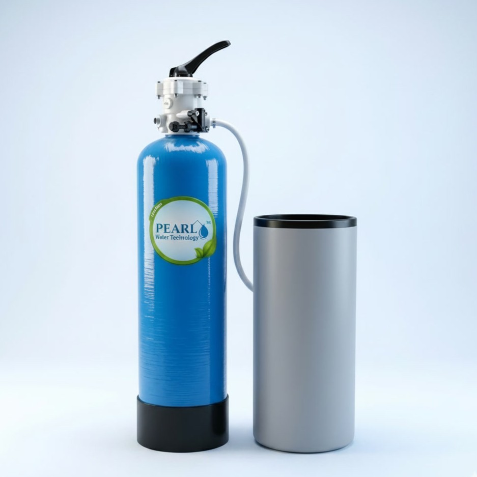 500 LPH Semi-Automatic Domestic Water Softener Inlet Hardness 1500 PPM