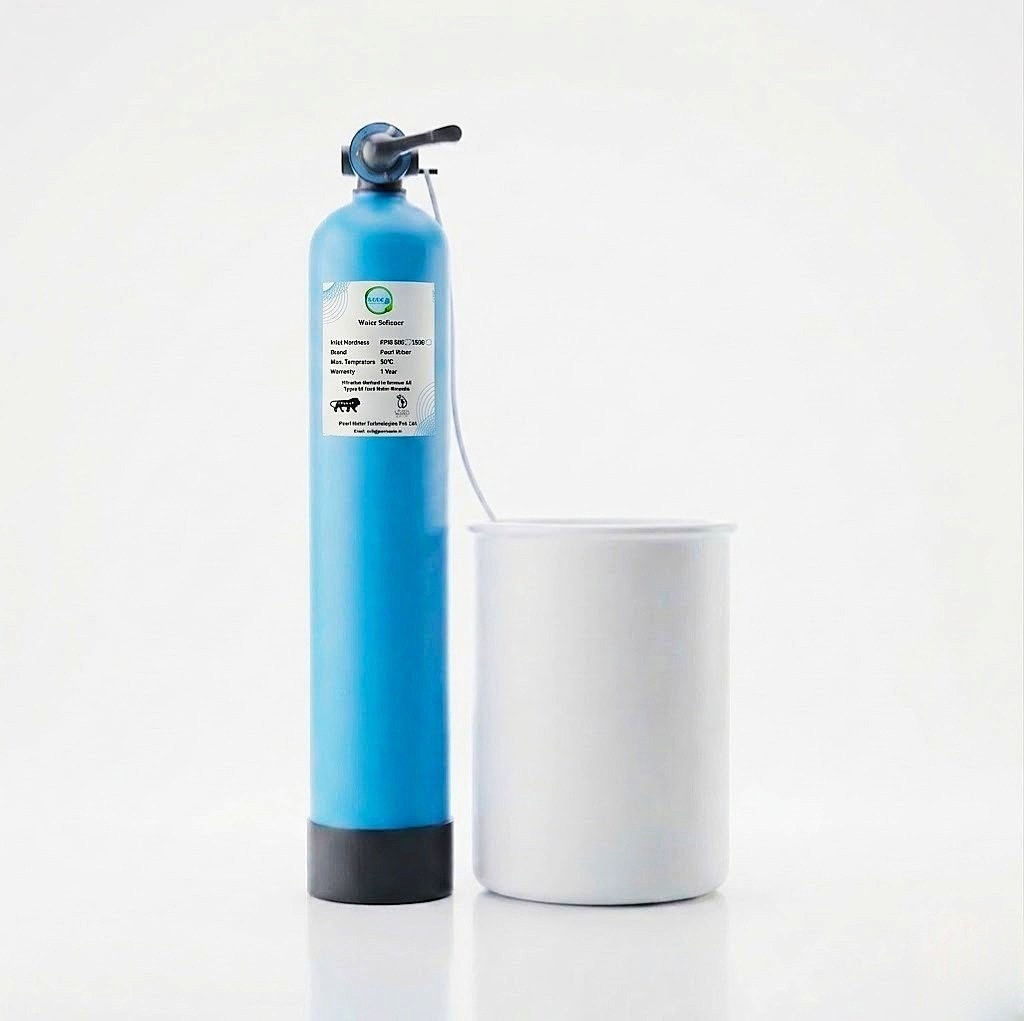 1000 LPH Water Softener Semi-Automatic for Inlet Hardness upto 500 PPM
