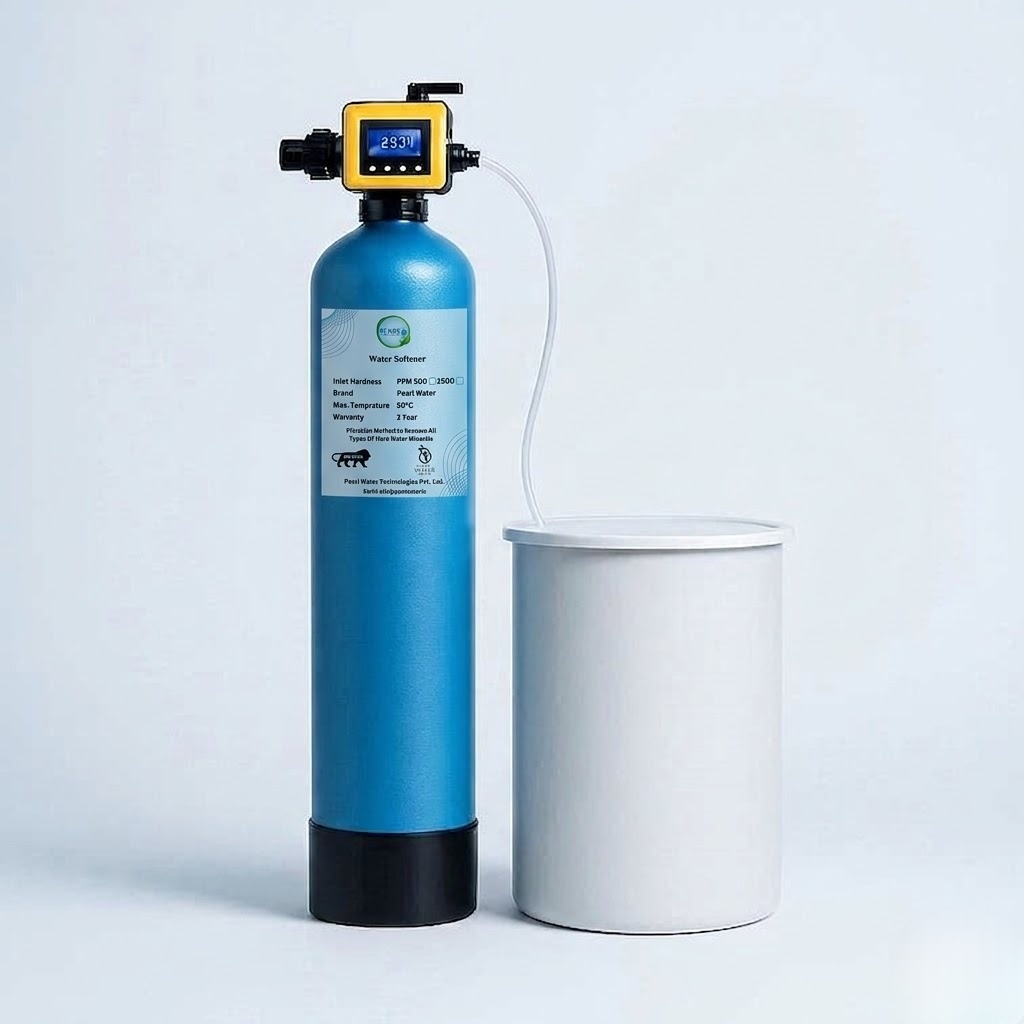 1000 LPH Fully-Automatic Water softener for Inlet Hardness upto 500 PPM